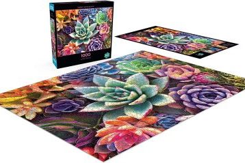 Simple Succulent 1000 Piece Jigsaw Puzzle (4)